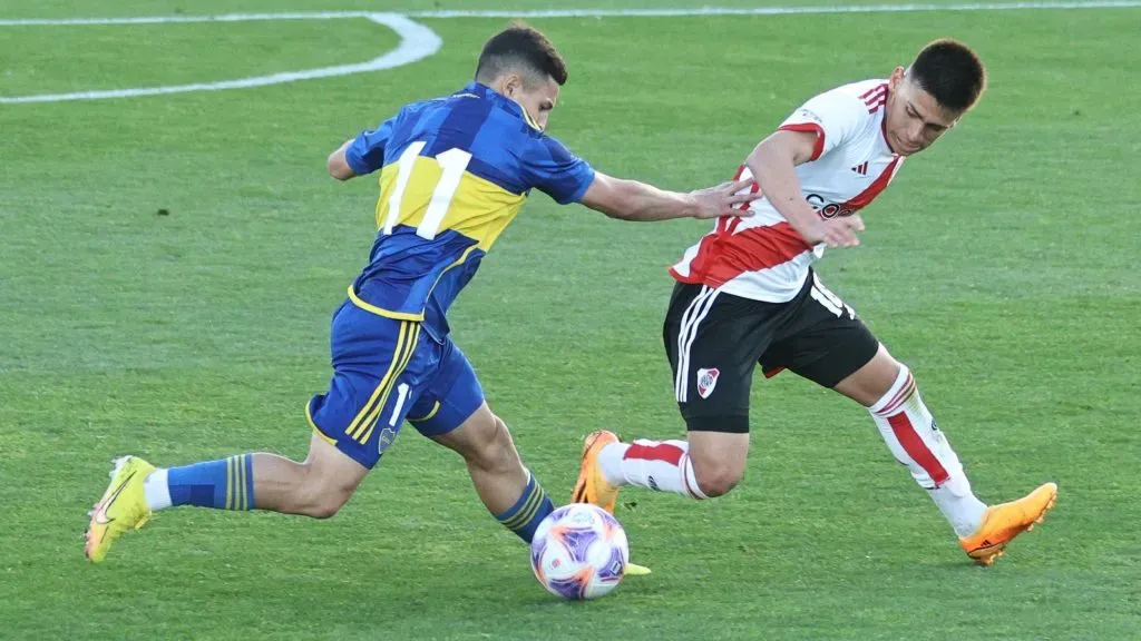 El Diablito, presente en el superclásico de Reserva en 2023. (Foto: La Página Millonaria).