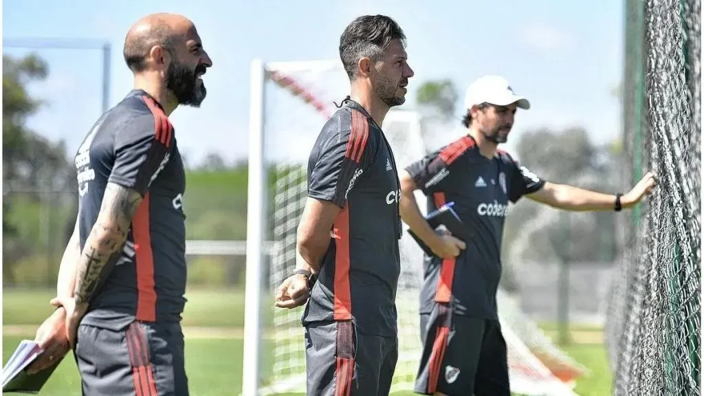 Demichelis cambió los entrenamientos. (Prensa River)