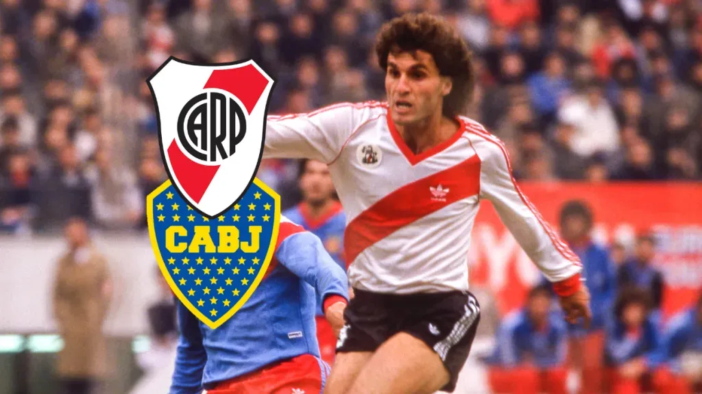 Oscar Ruggeri, picante al comparar su pasado en River y Boca.