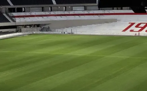 Así está el Monumental.