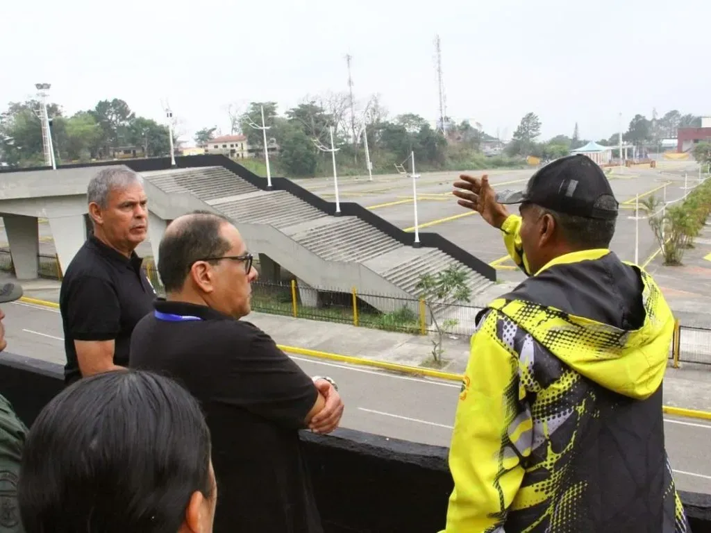 Una delegación de la Conmebol visitó el estadio Pueblo Nuevo, del Deportivo Táchira de Venezuela, y le dio luz verde para recibir a River en el inicio de la Copa Libertadores de América 2024 (FOTO: Instagram/ @dvotachira).