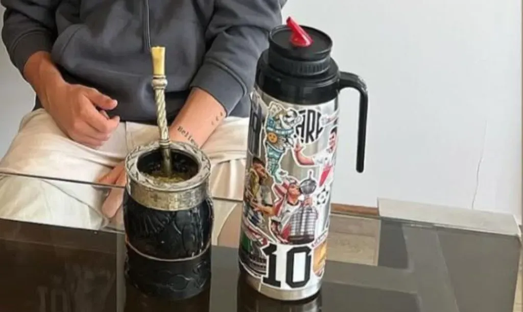 Franco Mastantuono, fana de River y de Lionel Messi (FOTO: INSTAGRAM/@franco.mastantuono).