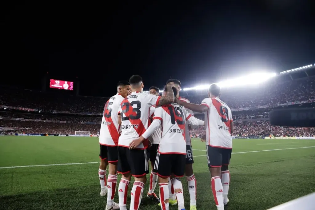 River le ganó a Nacional en el Monumental.