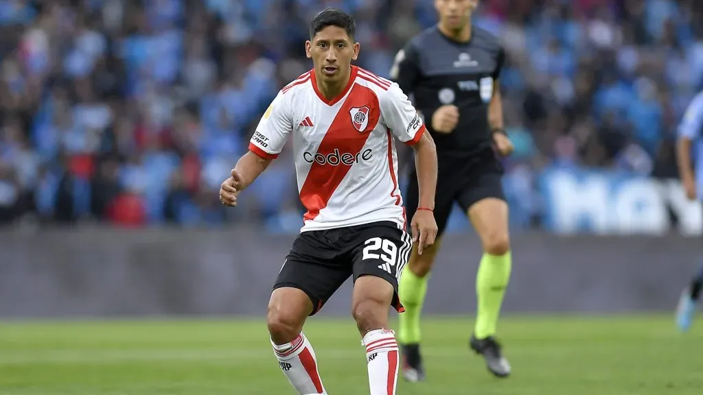Rodrigo Aliendro: quite y juego en el mediocampo de River (FOTO: Getty Images).