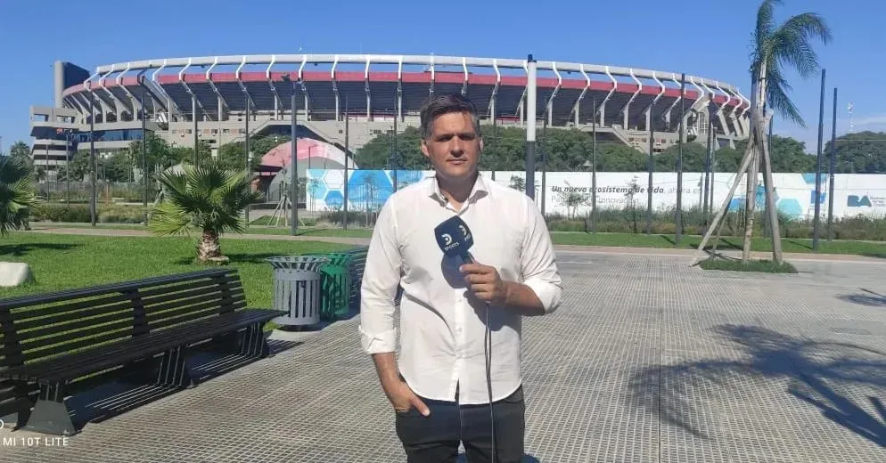 Pablo Sager, el periodista que recibió una dura respuesta de Martín Demichelis