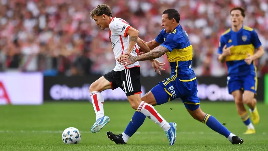 Facundo Colidio, uno de los mejores hombres en River.