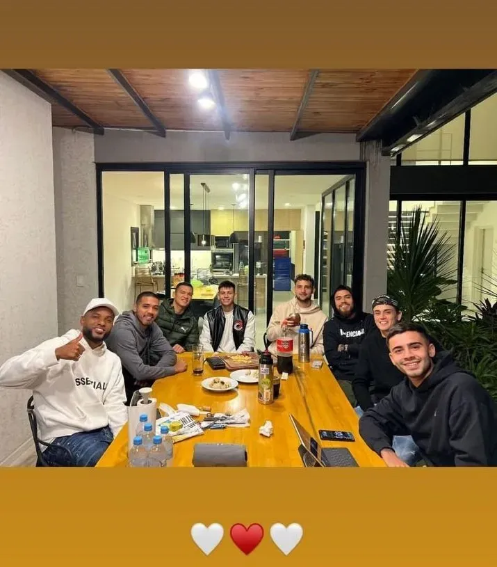 La reunión de los jugadores de River.