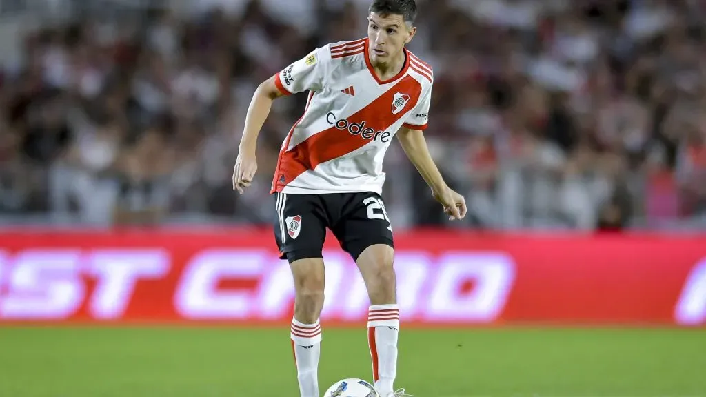 Nacho Fernández completó solo 45 minutos ante Temperley (Getty)