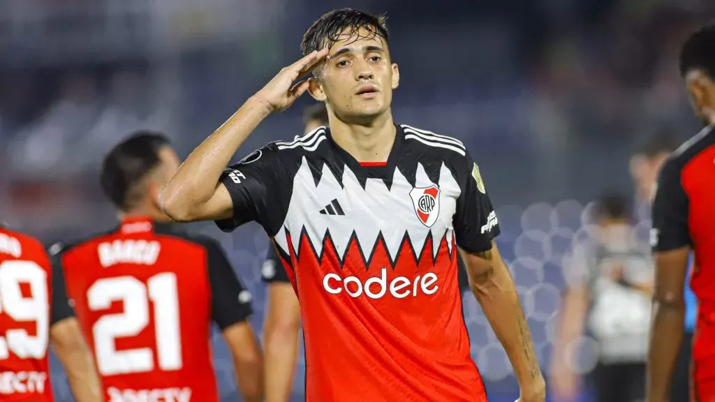 Pablo Solari tiene una cláusula de rescisión de 20 millones de dólares en River. Foto: Conmebol.