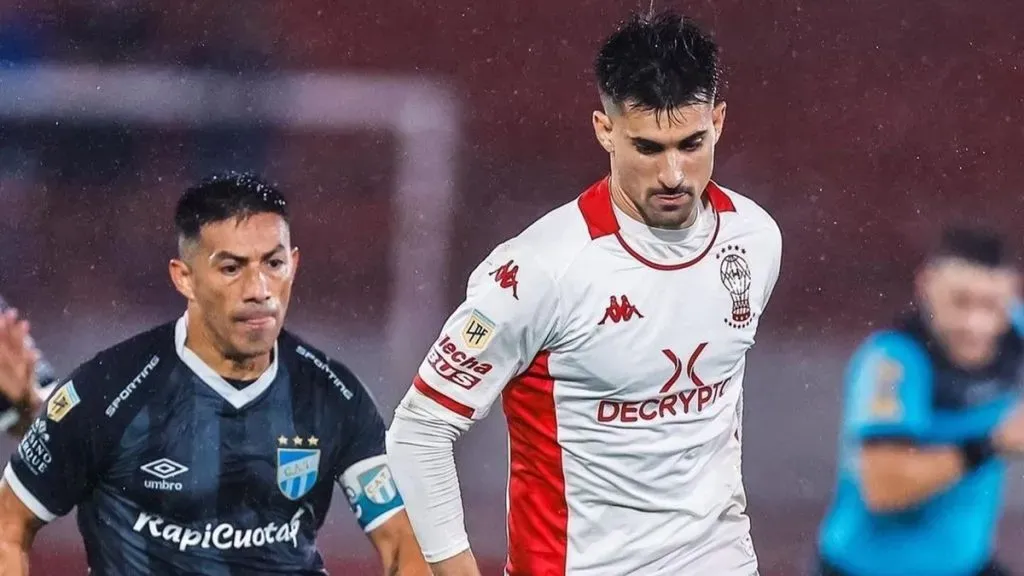 Nacho Pussetto es el gran baluarte de Huracán, ¿puede llegar a River? (Foto Prensa Huracán)