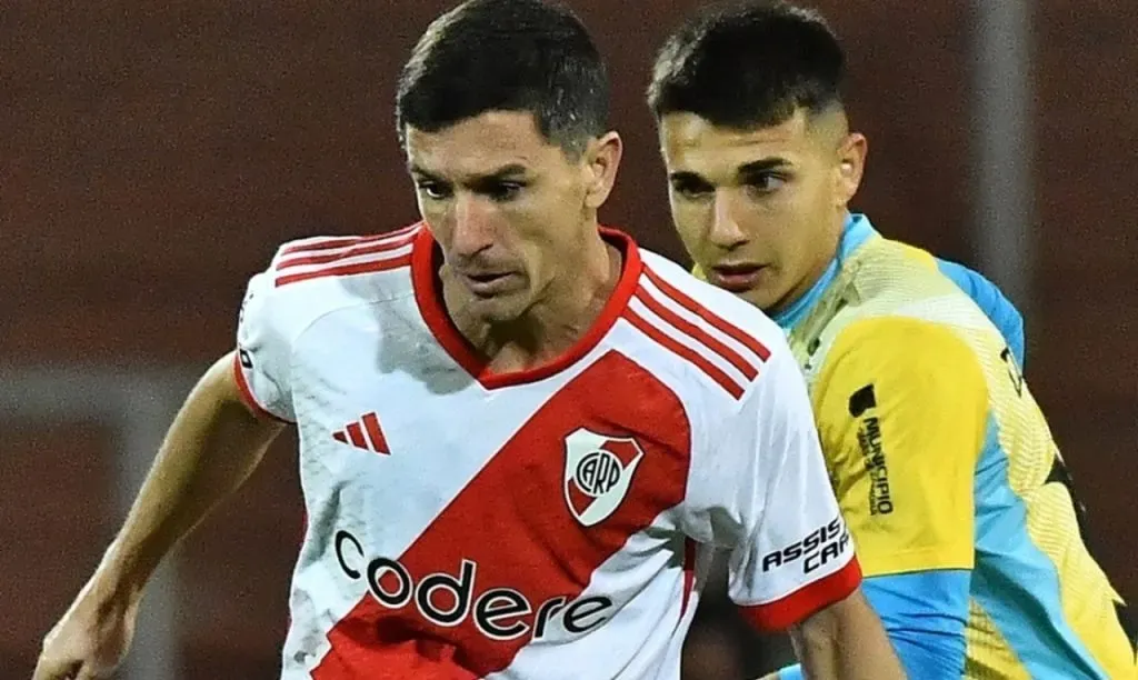 Ignacio Nacho Fernández en River vs Temperley en la Copa Argentina 2024