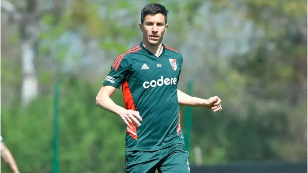 Nacho Fernández realizó este domingo trabajos de kinesiología.