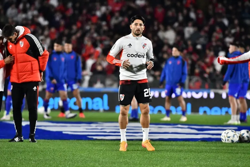 Casco, fue titular en River ante Tigre (Foto: @RiverPlate)