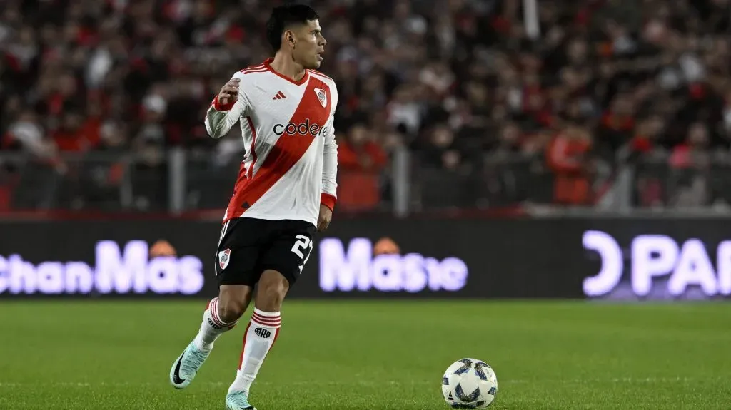 Agustín Sant’Anna se afianzó como titular en River en los últimos partidos. Foto: LPM/Haliasz