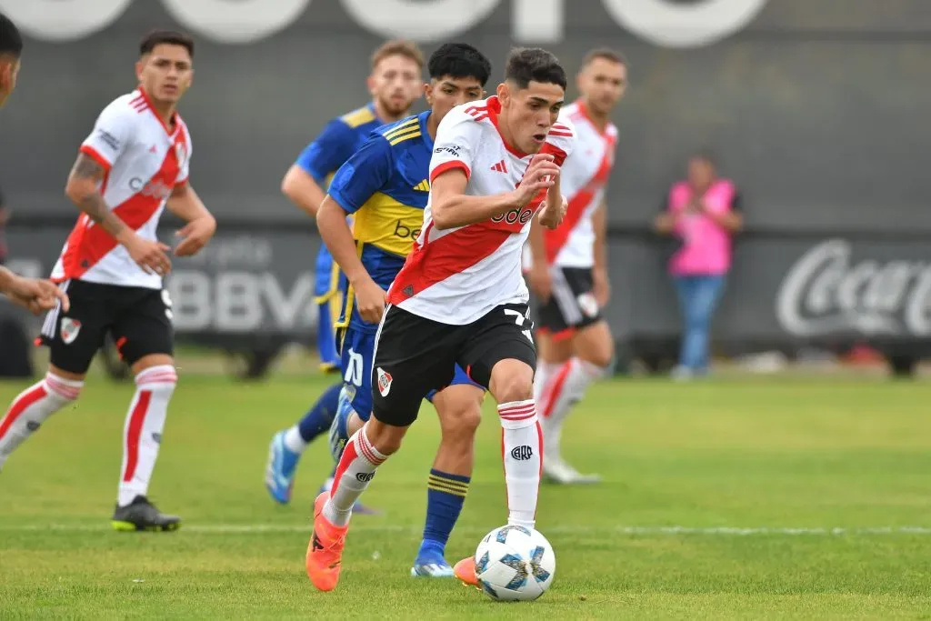 La Reserva de River venció a Boca y se metió en cuartos de final. (Foto: @RiverPlate)