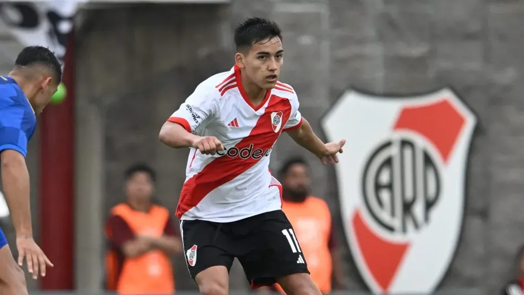 Ian Subiabre, en acción en el superclásico del pasado fin de semana. (Foto: LPM / Diego Haliasz).