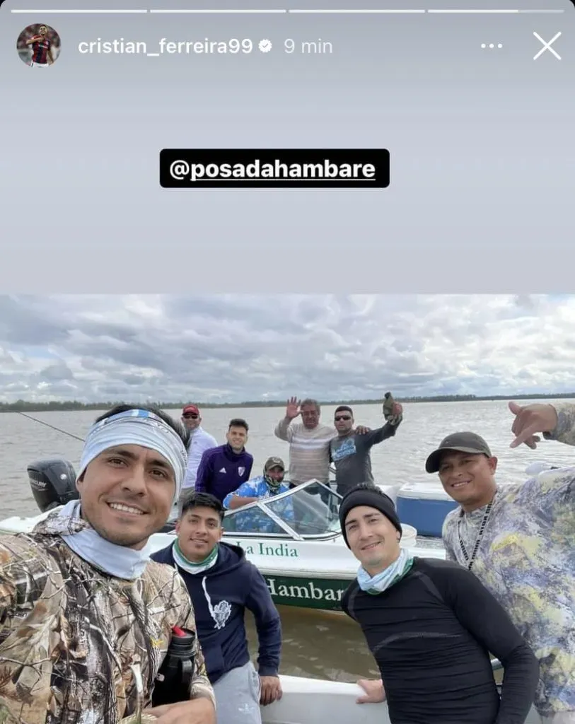 La polémica historia que Ferreira debió borrar (Captura Instagram).