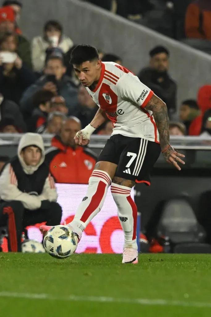 Adam Bareiro debutó en River: jugó 22 minutos. Foto: LPM / Diego Haliasz.