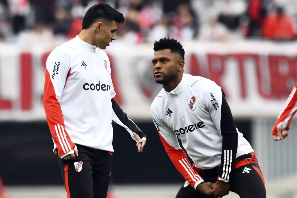 Borja arrancó en el banco junto a Adam Bareiro. (Getty)