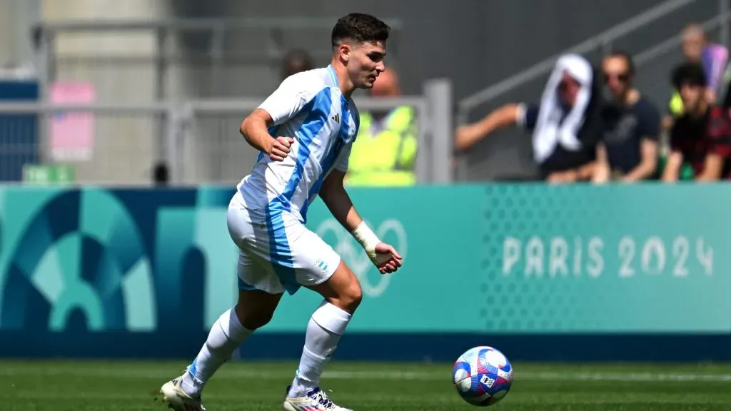 Julián Álvarez en acción ante Marruecos. (Foto: Getty).