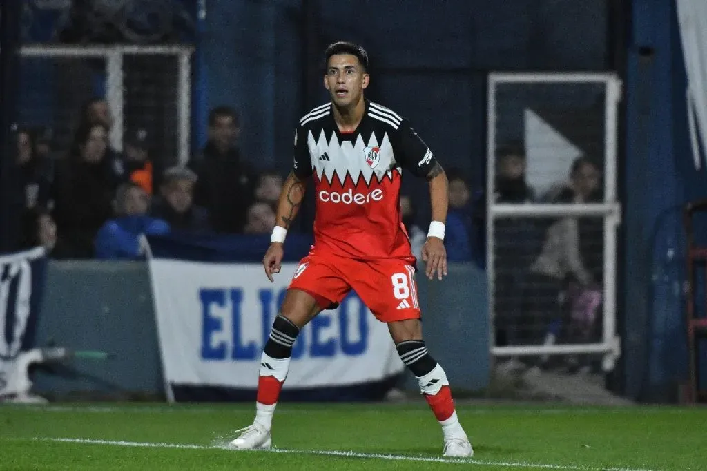 Maxi Meza hizo su debut con el Millonario y cumplió. Foto: Prensa River.