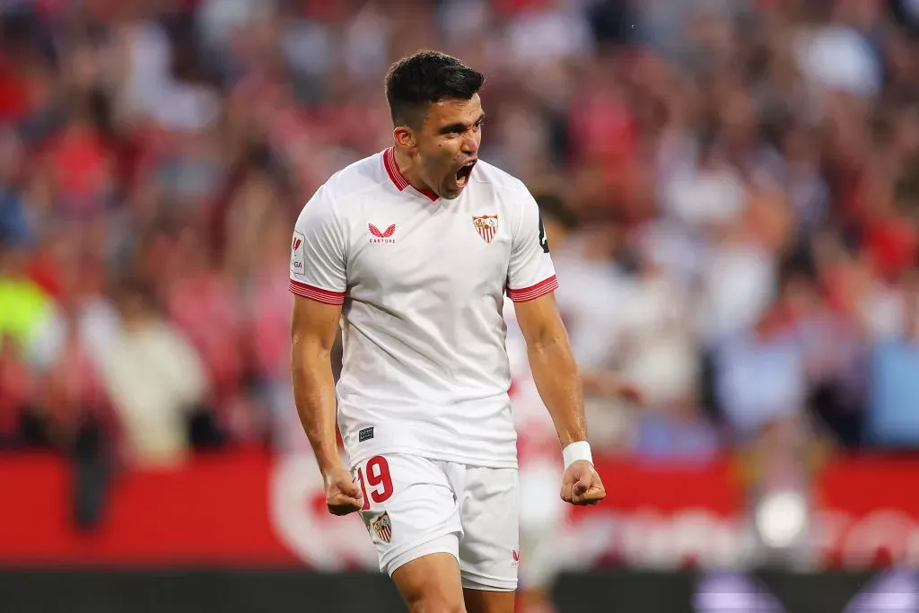 Acuña se irá del Sevilla. (Getty)