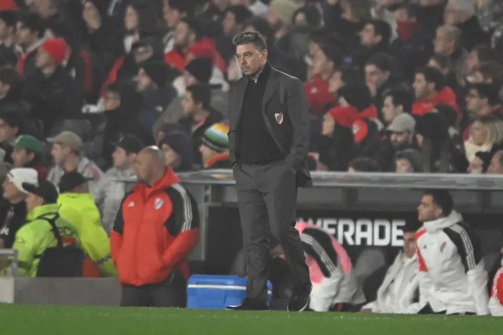 Marcelo Gallardo no se fue del todo conforme tras el empate con Newell’s.
