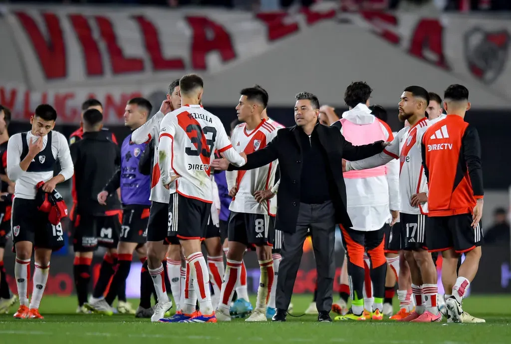 Gallardo no logra revertir la situación. (Getty)