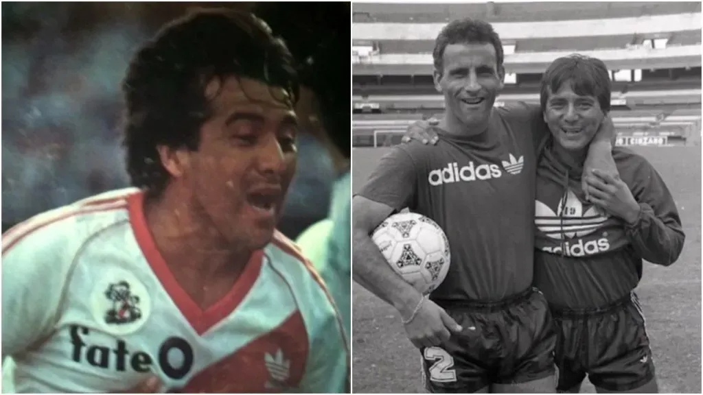 Omar Palma en su paso por River Plate