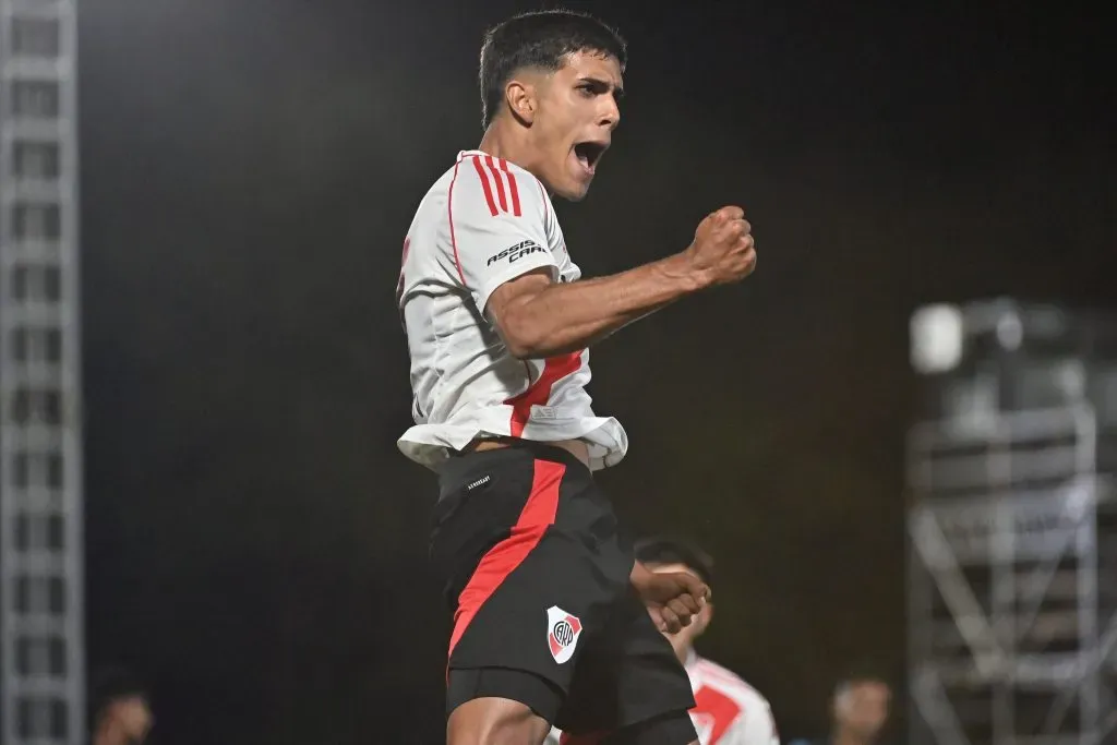 Nasif marcó uno de los goles. (River Prensa)