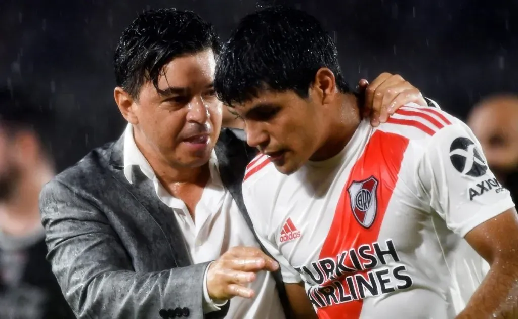 Marcelo Gallardo y Robert Rojas