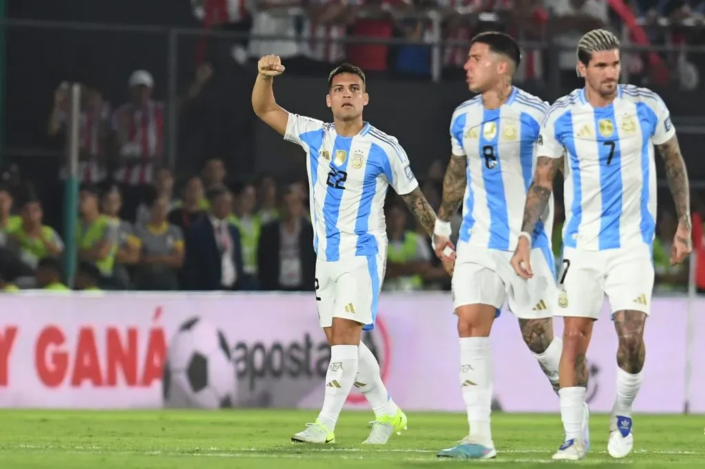 Lautaro Martínez marcó el gol de la Selección.