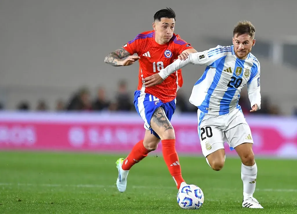 Echeverría es figura en la Selección de Chile. (Getty)