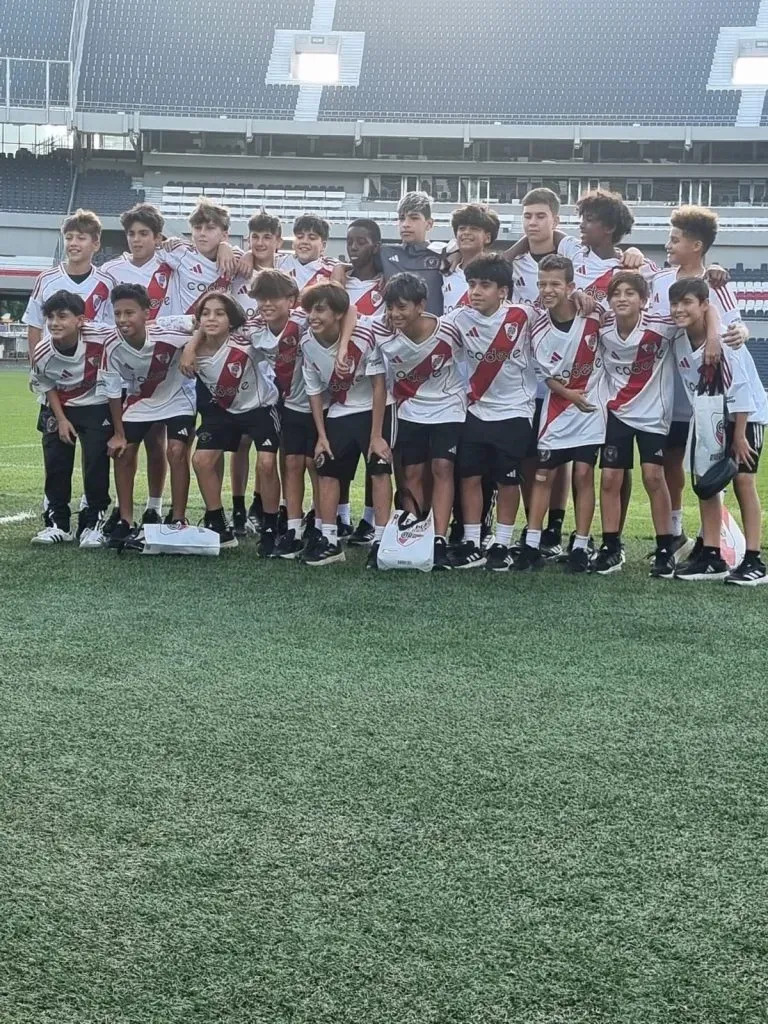 Tiago Messi y las Inferiores de Inter Miami en River Foto Prensa CARP).