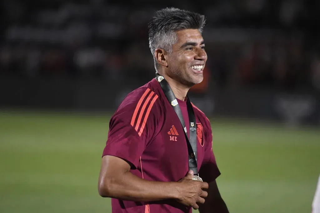 Marcelo Escudero, DT de la Reserva campeona de River