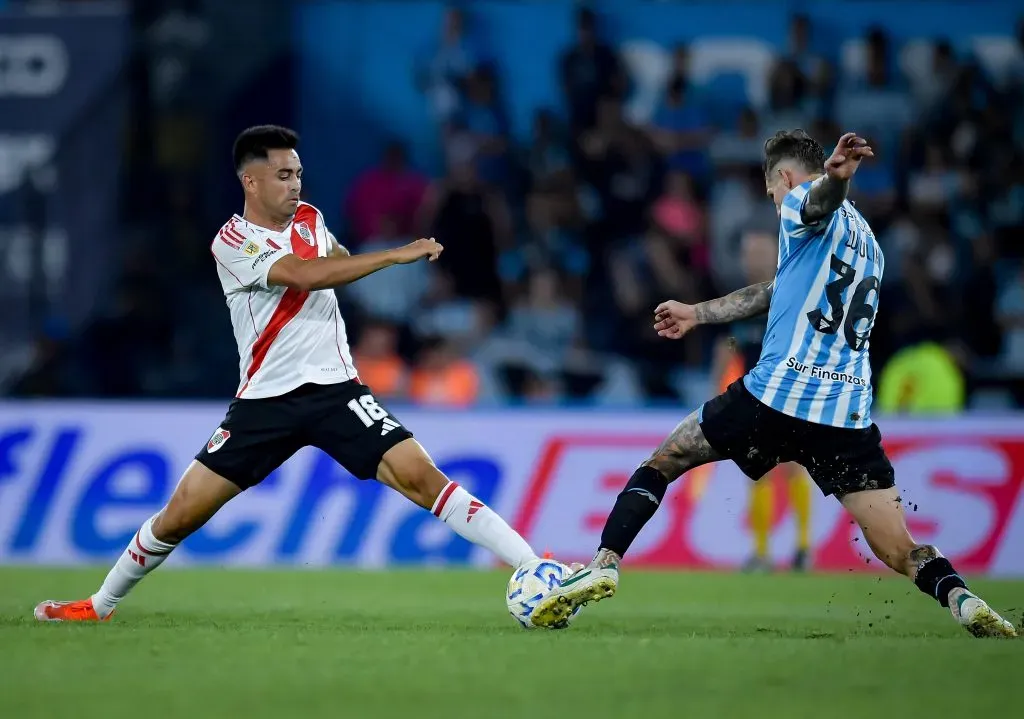 Pity Martínez tuvo un gran ingreso ante Racing. (Getty)