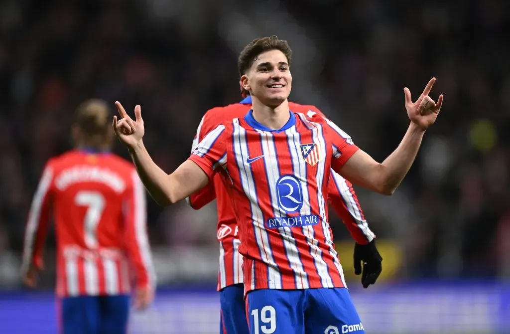 Julián Álvarez está en un momento intratable. (Getty)