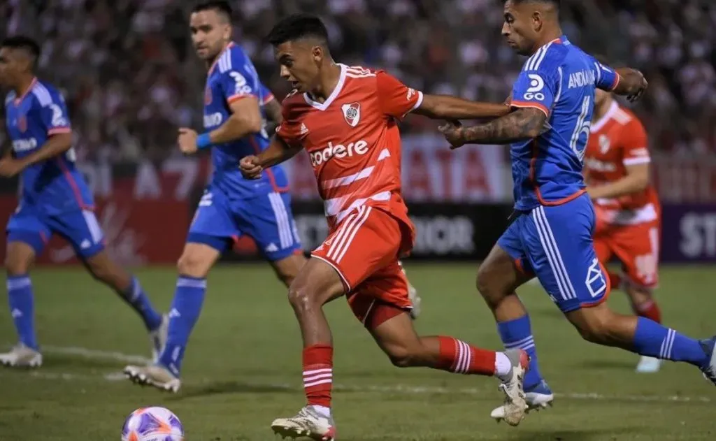 River enfrentó en marzo de 2023 a la U de Chile en un amistoso con Demichelis como DT: fue triunfo por 4 a 3.