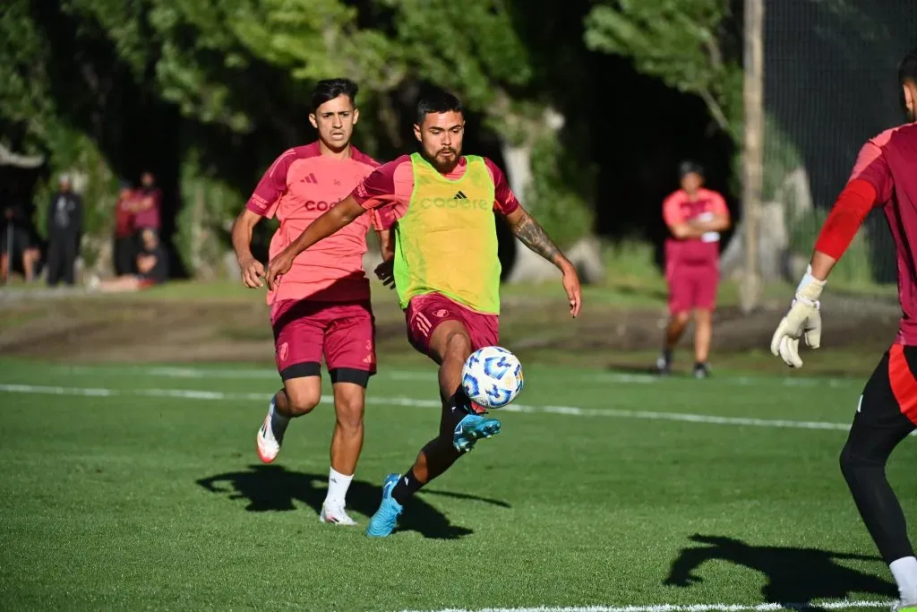 Paulo Díaz en acción en San Martín de Los Andes. (Foto: Prensa River).