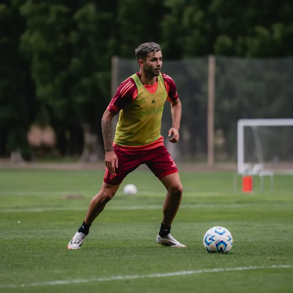 Simón podría ir desde el arranque. (River prensa)