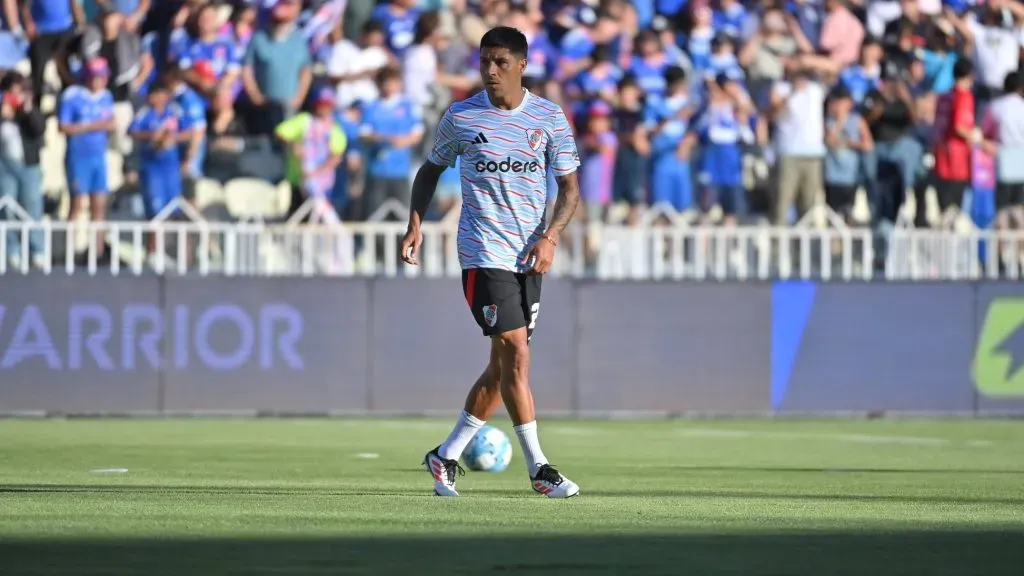 Enzo Pérez volvió a River y podría ser el dueño del medio.
