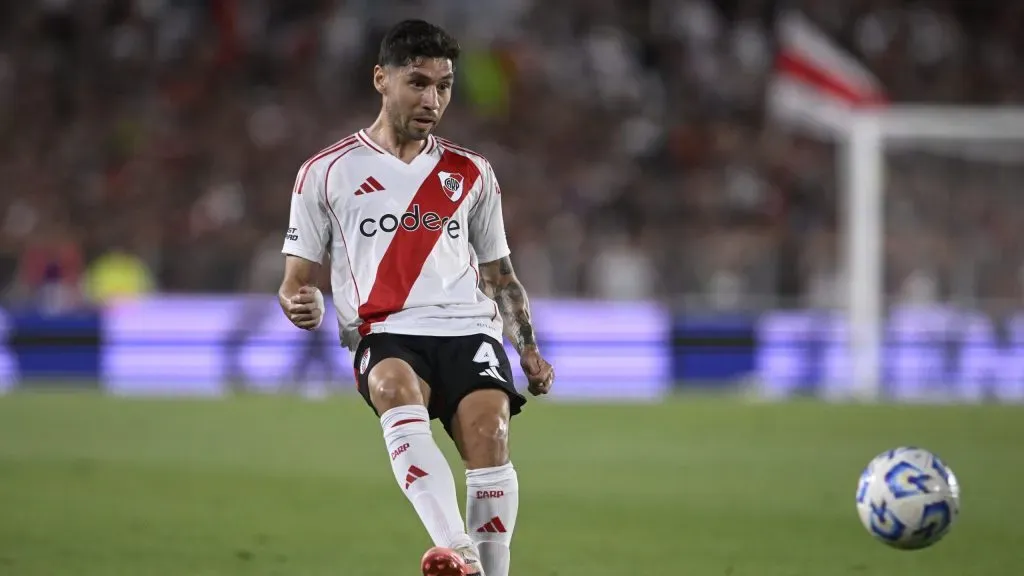 Montiel jugó 58 minutos ante México con la 4. (Foto: Diego Haliasz / LPM).