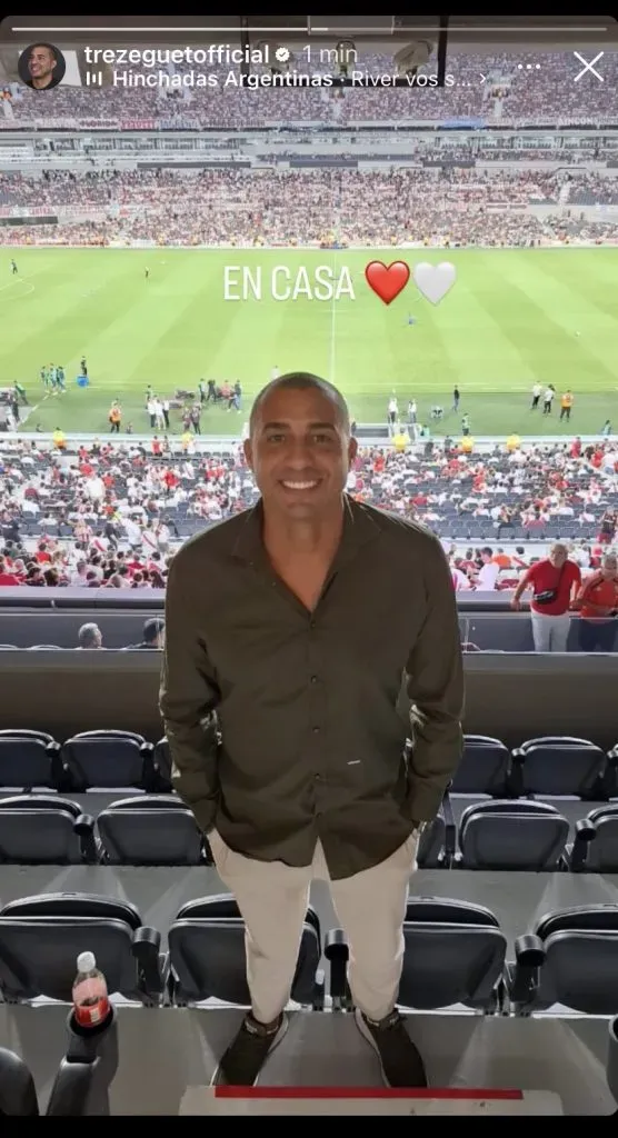David Trezeguet, en Instagram.