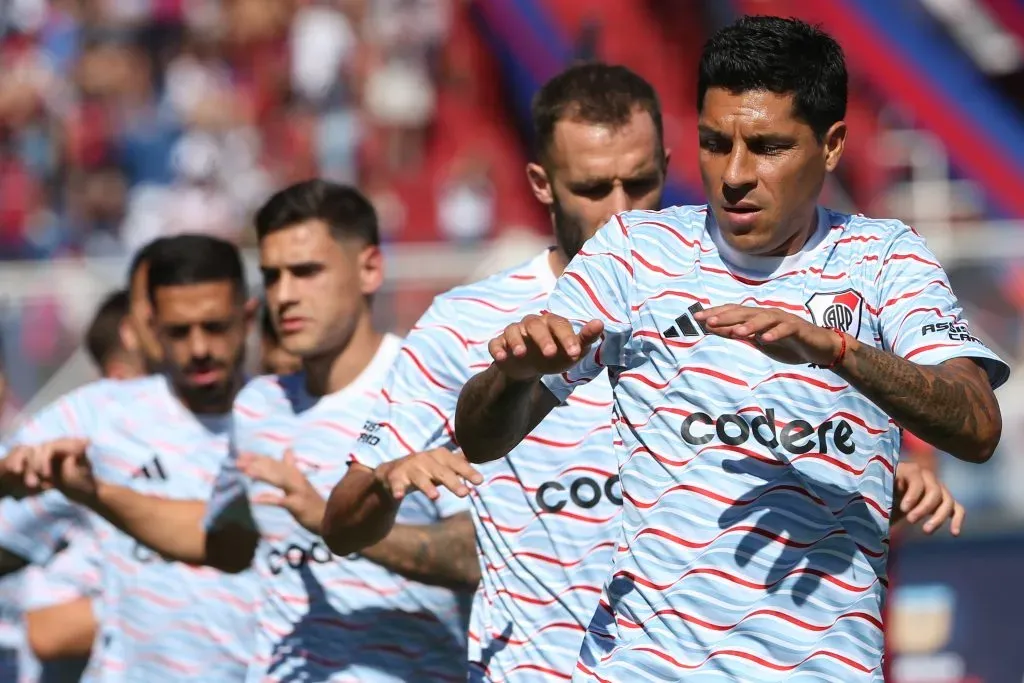 Enzo Pérez pidió el cambio.