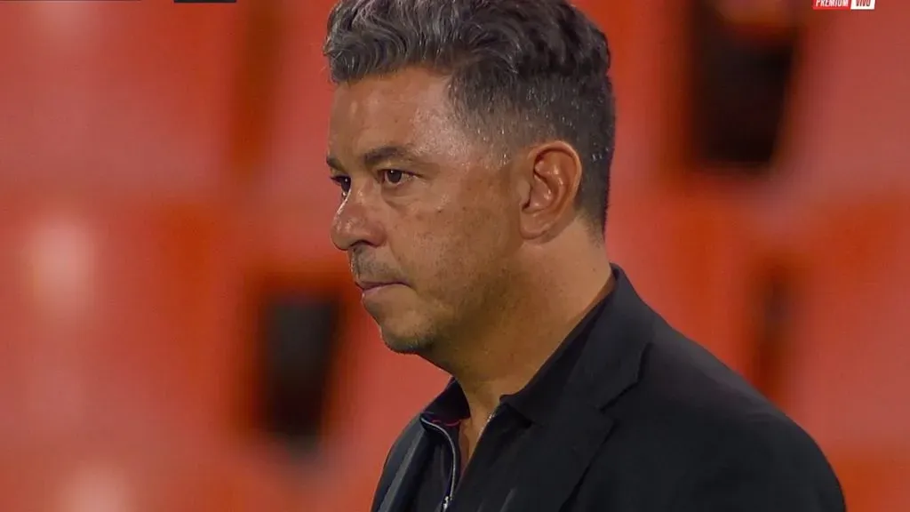 Gallardo se mostró muy fastidioso con el rendimiento de River.