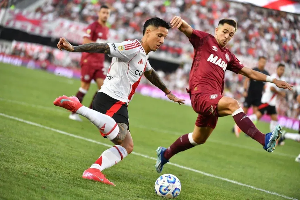 Una participación de Sebastián Driussi. (Foto: Prensa River)