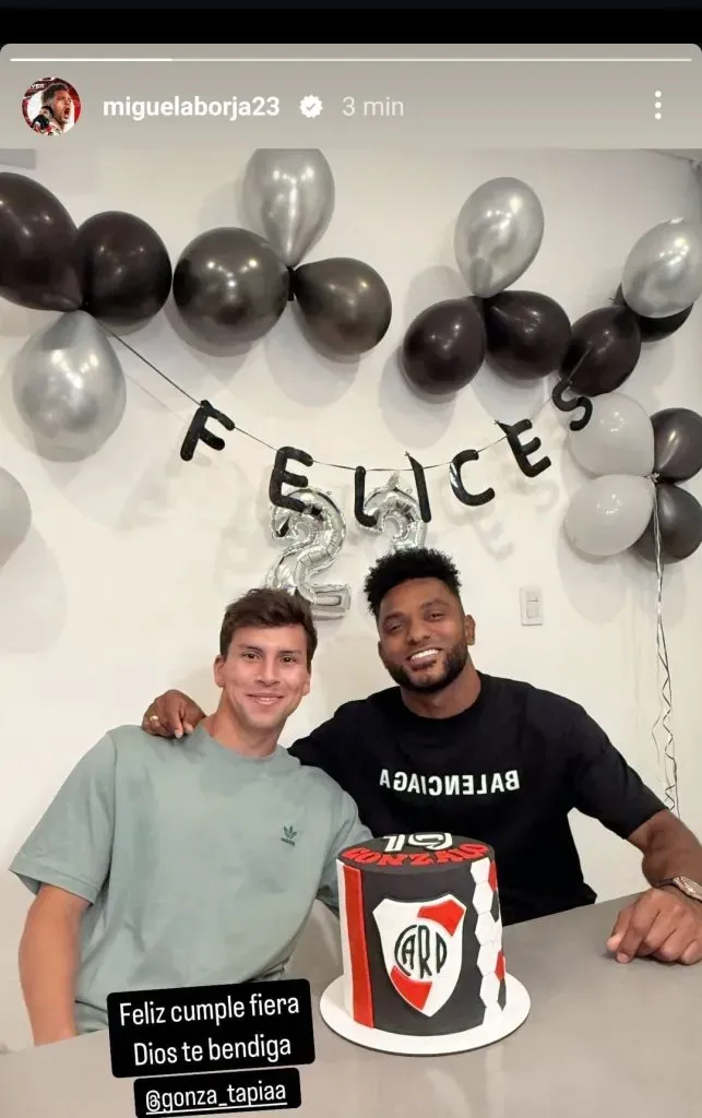 La historia de Borja en Instagram.