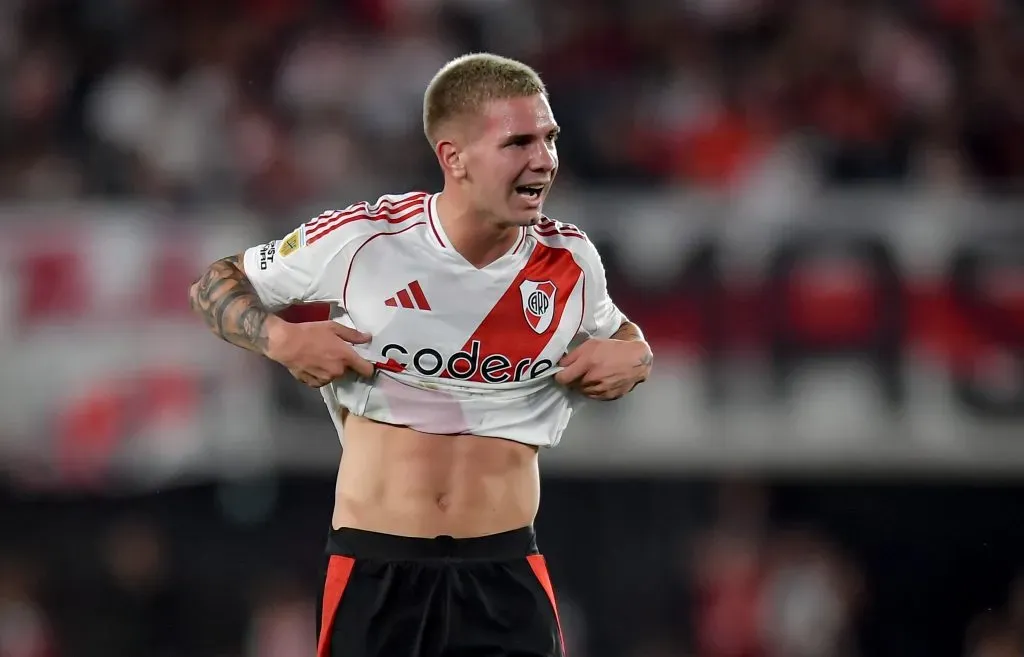 Mastantuono habló tras un gran partido. (Getty)