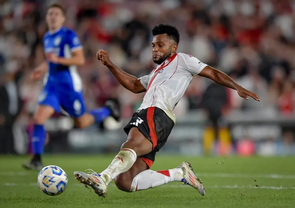 Borja no pudo gritar su gol ante Atlético Tucumán. (Getty)