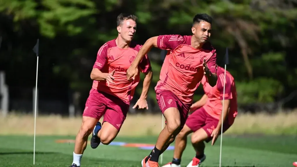 Galoppo y el Pity no jugarán ante Talleres, pero volverían la próxima semana. (Prensa River)
